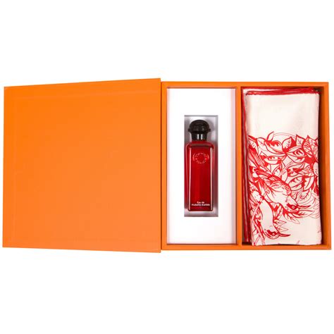 hermes rubarb|hermès rhubarb gift set.